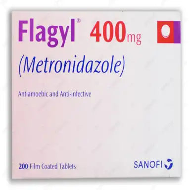 Flagyl Tablets 400Mg (1 Strip = 10 Tablets)