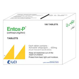 Entox-P Tablets 630Mg (1 Strip = 10 Tablets)
