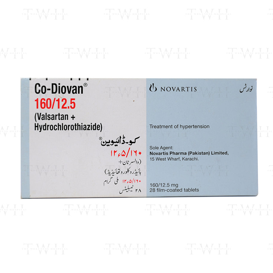 Co-Diovan Tablets 160mg/12.5mg