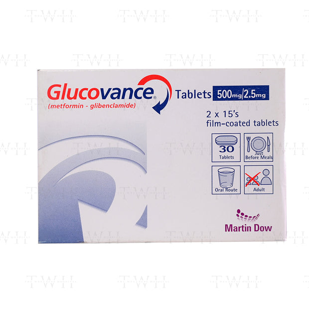 Glucovance Tablets 2.5/500mg