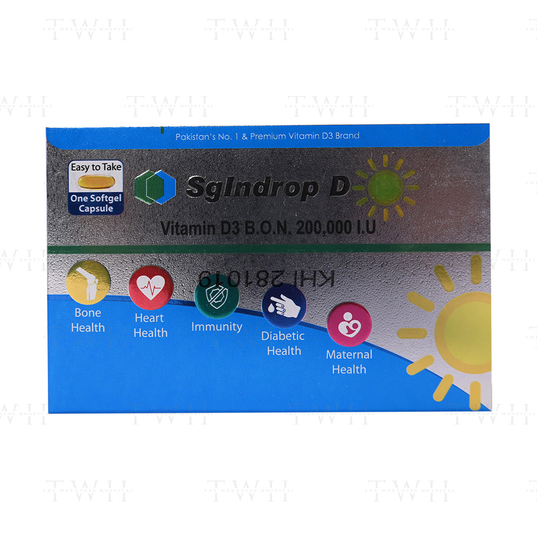 Sgindrop D Softgel Capsules 200,000iu