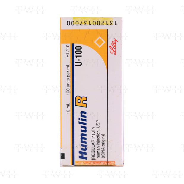Humulin Regular Injection 100Units/Ml 10Ml