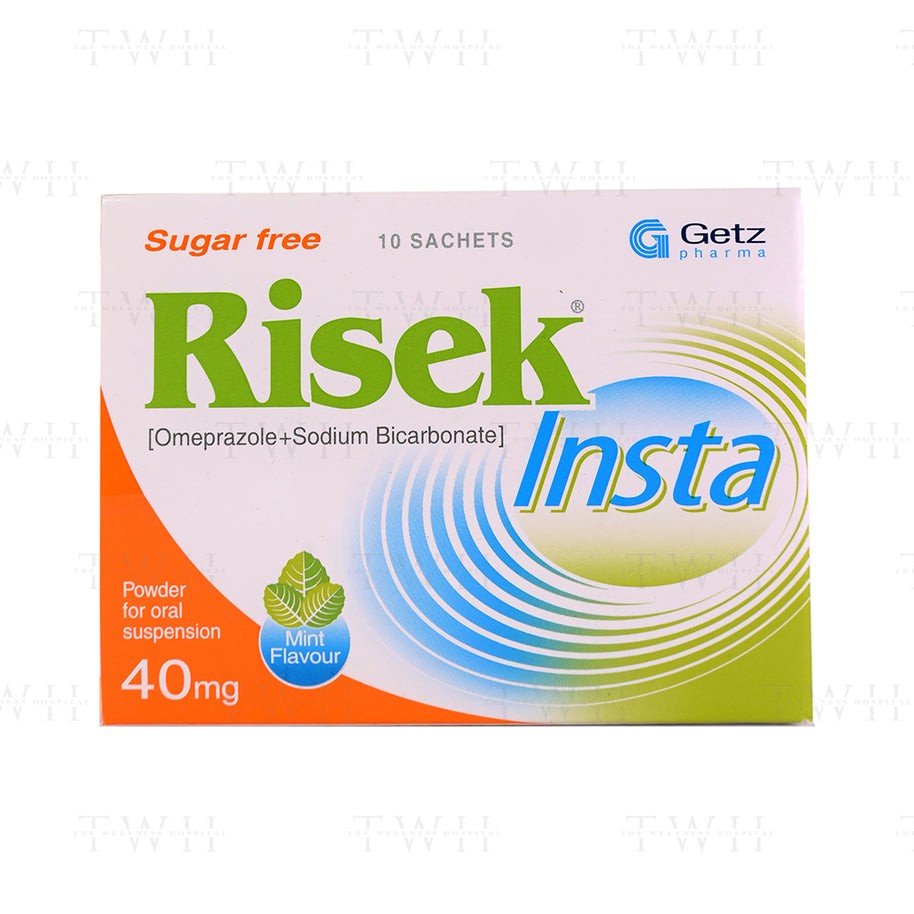Risek Insta Sugar Free sachets 40Mg