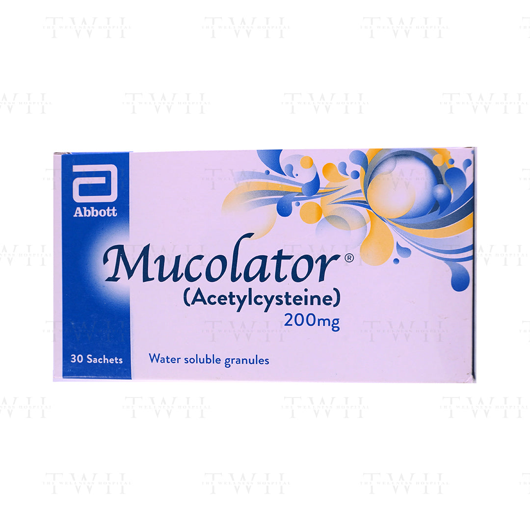 Mucolator granules sachets 200mg
