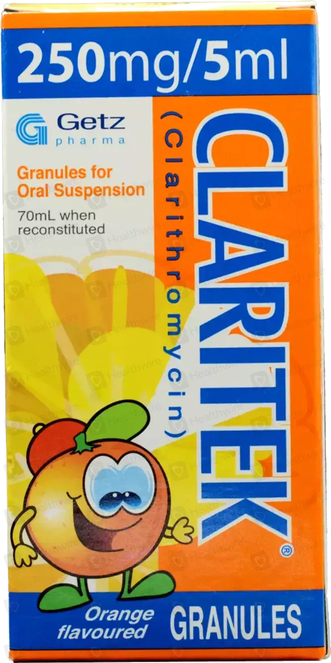 Claritek 70ml Suspension 250mg/5ml
