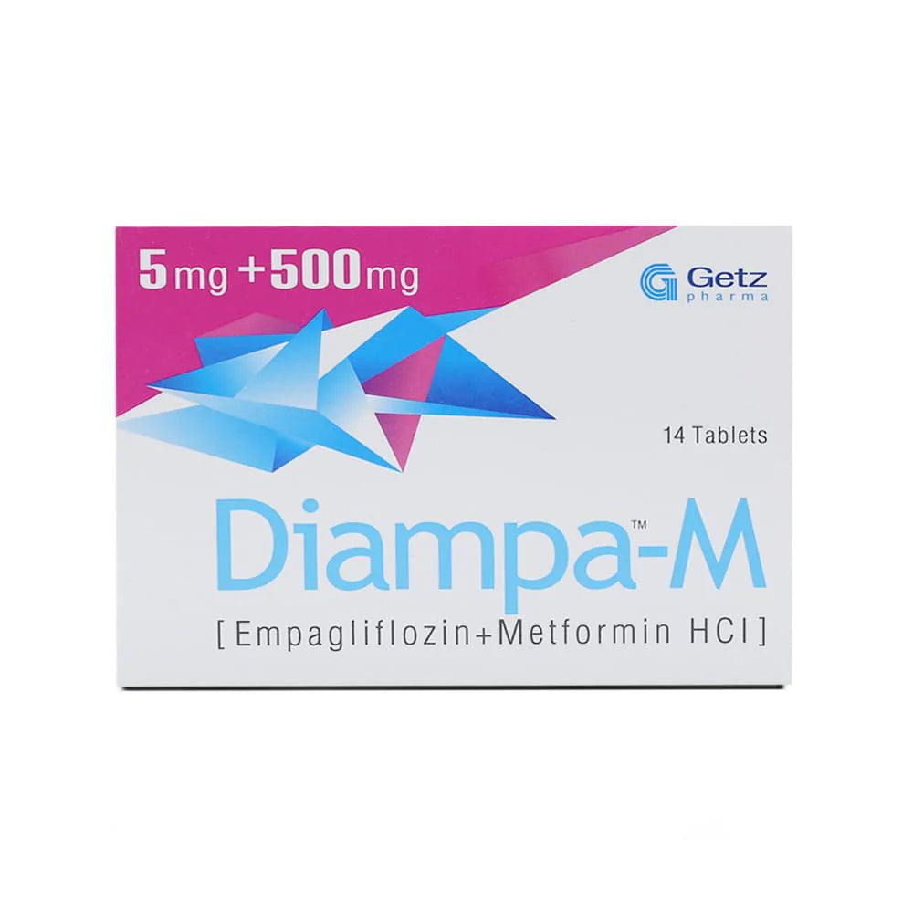 Diampa-M Tablets 5mg+500mg