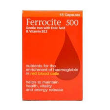 Ferrocite Capsules 500mg